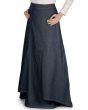 Zia_Denim_Skirt_Angle View_IslamicShop.in