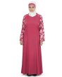 Ruhina_Abaya_Rose Pink Color_IslamicShop.in