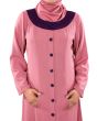 Wazeera_Abaya_Pink & Purple Color Close Up View _IslamicShop.in