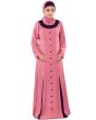 Wazeera_Abaya_Pink & Purple Color Main View _IslamicShop.in