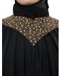 Sehr_Hand_Embroidered_Black_Kaftan_Abaya_Embriodery_IslamicShop.in