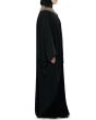 Sehr_Hand_Embroidered_Black_Kaftan_Abaya_Side View_IslamicShop.in