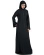 Lana_Pink_Moroccan_Abaya_Black Color_IslamicShop.in