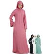 Lana_Pink_Moroccan_Abaya_Different Color_IslamicShop.in