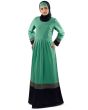 Sehrish_Aura _Green_Abaya_Light Green Color_IslamicShop.in