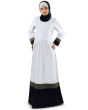 Sehrish_Aura _Green_Abaya_White Color_IslamicShop.in