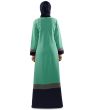 Sehrish_Aura _Green_Abaya_Light Green Back View