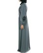 Shadan_Grey_Abaya_Side View_IslamicShop.in