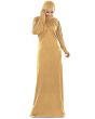 Zayba_Jersey_Abaya_Beige Color_IslamicShop.in