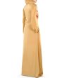 Neeshad_Abaya_Beige Color Side View_IslamicShop.in