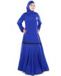 Sadah_Abaya_Royal Blue Color_IslamicShop.in