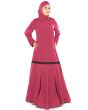 Sadah_Abaya_Rose Pink Color_IslamicShop.in