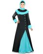 Samaa_Abaya_Turquoise Color_IslamicShop.in