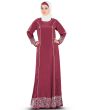 Raameen_Abaya_Rose Pink_IslamicShop.in