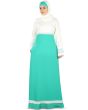 Ayshah_Abaya_Green Color View_IslamicShop.in