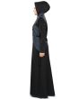 Maahnoor_Abaya_Black Color Side View_IslamicShop.in