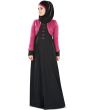 Nasifah_Abaya_Magenta Color Front View_IslamicShop.in