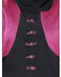 Nasifah_Abaya_Magenta Color Close Up View_IslamicShop.in