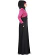 Nasifah_Abaya_Magenta Color Side View_IslamicShop.in