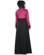 Nasifah_Abaya_Magenta Color Side View_IslamicShop.in