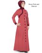 Aafiya_Abaya_DustyPink&Maroon_IslamicShop.in