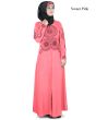 Mahnoor_Abaya_Rose Pink Color_IslamicShop.in