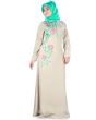 Sabiha_Abaya_Front View_IslamicShop.in