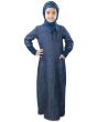 Maira Denim_Kid's_Abaya_Front View_IslamicShop.in