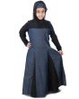 Farizah Denim_Kid's_Abaya_Front View_IslamicShop.in