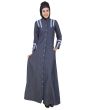 Widad Denim Jilbab_Angle View_IslamicShop.in