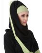 Sheila Black Abaya_Hijab View_IslamicShop.in