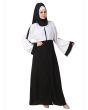 Norhan Black Abaya_Angle View_IslamicShop.in