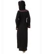 Rumaisa Black Abaya_Back View_IslamicShop.in