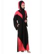 Aara Black Abaya_Side View_IslamicShop.in