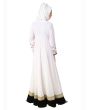 Ezzah White Abaya_Back View_IslamicShop.in