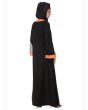 Azka Black Abaya_Back View_IslamicShop.in