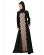 Annam Black Abaya_Angle View_IslamicShop.in