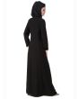 Annam Black Abaya_Back View_IslamicShop.in