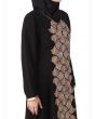 Annam Black Abaya_Close View_IslamicShop.in