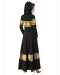 Maisah Black Abaya_Back View_IslamicShop.in