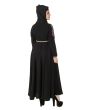 Yumn Black Abaya_Back View_IslamicShop.in