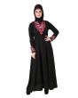 Subaha Rayon Abaya_Angle View_IslamicShop.in