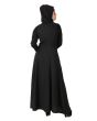 Subaha Rayon Abaya_Back View_IslamicShop.in