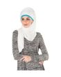 Plain Jersey Hijab (Off White)_Angle View_IslamicShop.in