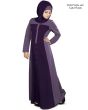 Hibah_Abaya_Darkpurple&LightPurple_IslamicShop.in