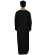 Afzal_Black_Galabiyya_BackVIew_IslamicShop.in