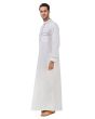 Zayan White Galabiyya_Side View_IslamicShop.in