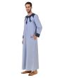 Farhan Blue Galabiyya_Side View_IslamicShop.in