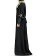 Nayyab_Hand_Embroidered_Black_Kaftan_Side View_IslamicShop.in