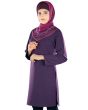 Salmaa_Purple_Tunic_FrontView_IslamicShop.in